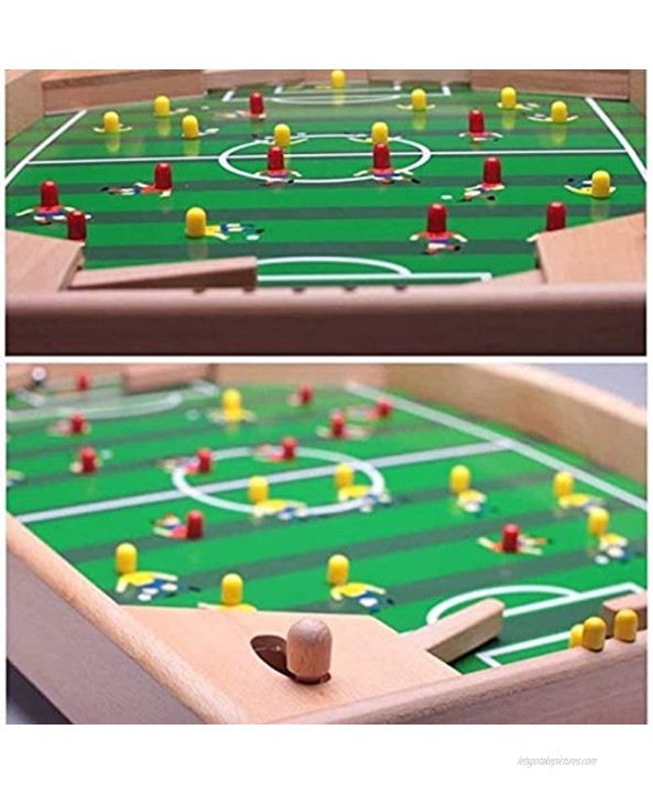 CMH HTTJDY Desktop Six-Seater Football Game Table Style Table Football Toy Family Parent-Child Interactive Game Toy Deluxe Table Top Football Foosball Game