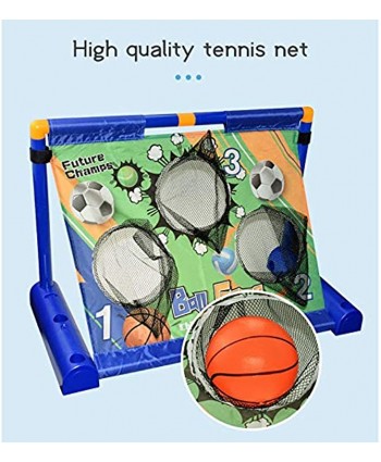 Electric Moving Football Goal Net Set Football Target Toss with Footballs and Pump,Interactive Shooting Game Toys for Indoor Outdoor Sports Ball Game Gift for Boy Girl 3 4 5 6 7+ A