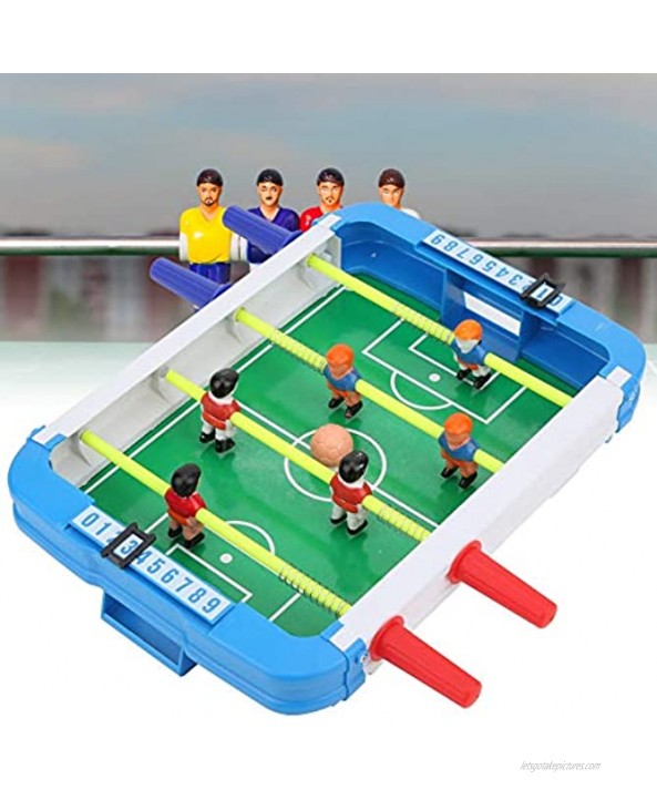 JUNNuotop Friendly ABS Children Puzzle Portable Mini Table Football Machine Parent- Child Interactive Desktop Game Toy.