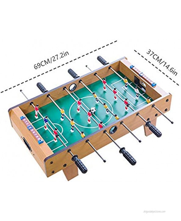 N B Portable Table Football Games and Accessories Compact Mini Table Football Games Suitable for Game Rooms Parties Birthday Gifts