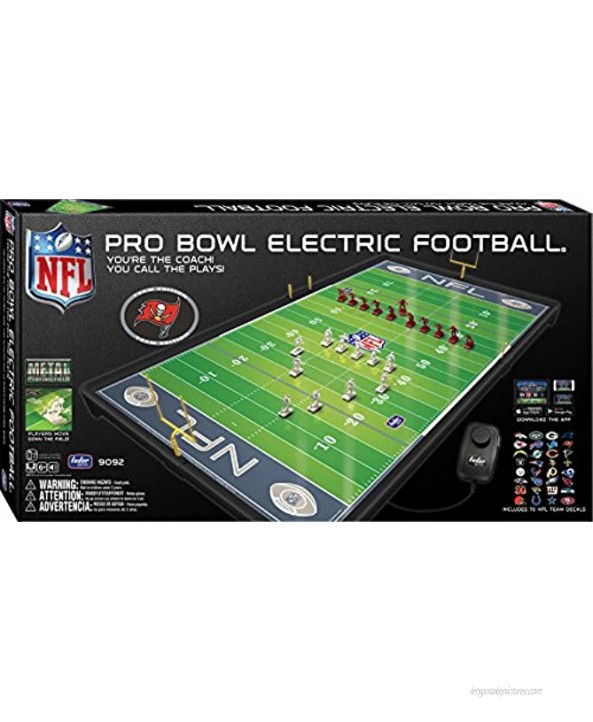 Tudor Games 9092-06 NFL Tampa Bay Buccaneers NFL Pro Bowl Electric Football Game Set Multicolor Pack of 98