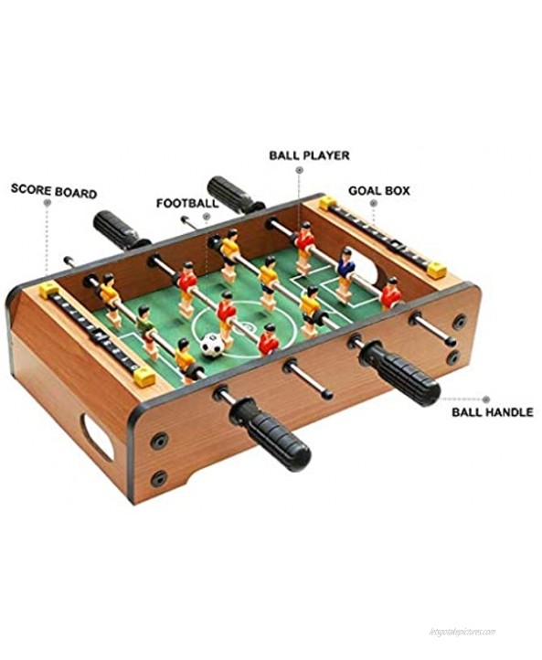 YAOMIN Table Soccer Small Table Football Children's Soccer Table Children's Toys The Best Gift for Children Educational Toys Size : 34.5x21.5x8cm