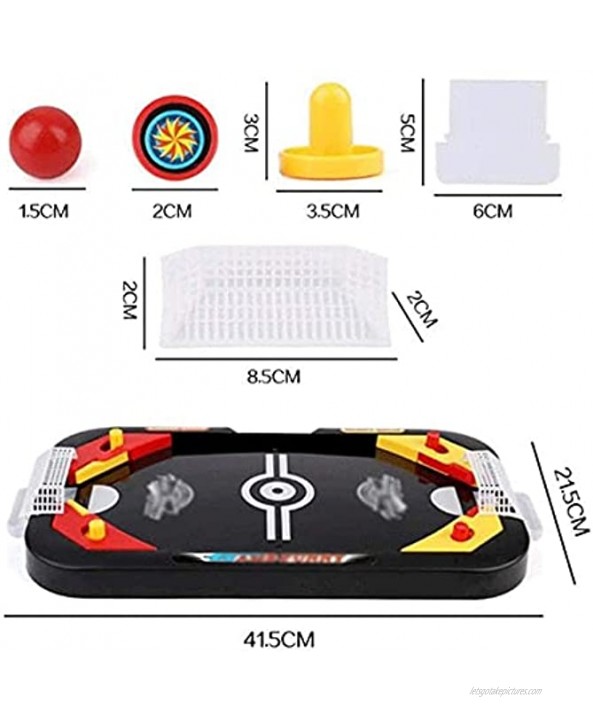 YQCX Table Hockey Football 2 in 1 Mini Interactive Battle Competitive Game Toy Suitable for Children's Early Education Puzzle Parentchild Activities,41.5 21.5 5Cm Superb Gift Female Gi