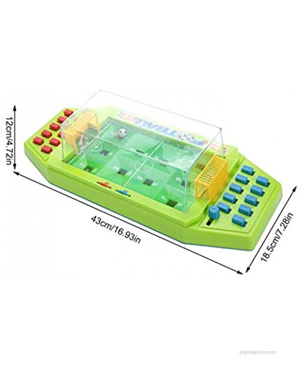 ZHSHZQ Table Soccer Button Ejection Football Field Parent-Child Interactive Finger Toy Table Game Color : B