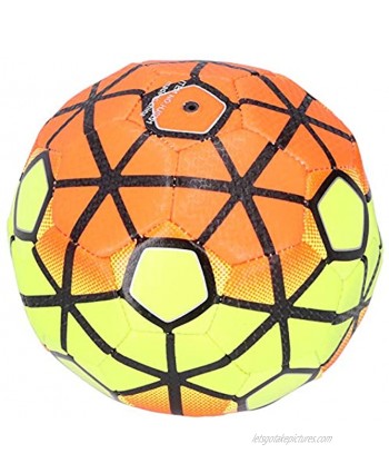 Deror Soccer Ball,Children Soccer Ball Wear Resistant Soft PU Squeeze Inflatable Size 2 Ball Playing Toys