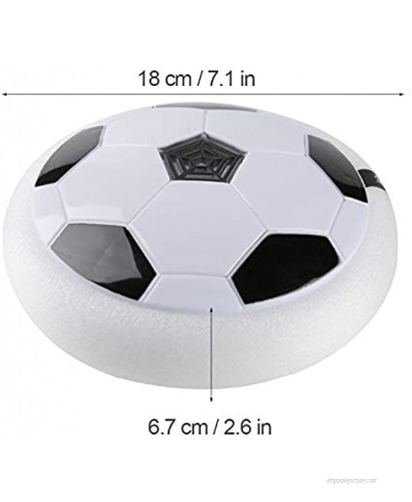 Haowecib Odorless Indoor Floating Soccer Ball High Elasticity Easy to Use Floating Soccer Ball for Fun Kids