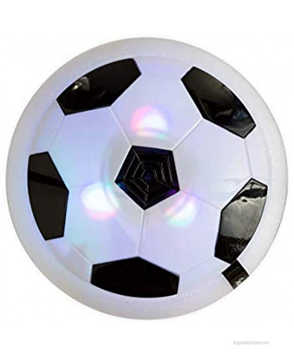 HearthSong Light-Up Air Hover Soccer Game for Kids Includes 7 Diam. Rubber-Rimmed Soccer Ball