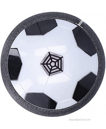 Jiawu Floating Soccer Ball Powerful Motor Indoor Air Soccer Ball LED Light Develop Sports Habits Rounded Edges for Home for 3 + Years Old Kids