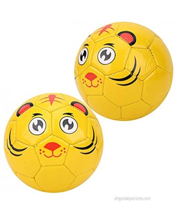 Liyeehao Soccer Ball Cute Animal Pattern Outdoor Sports Gift Durable Soft PVC Soccer Children Football Ball Mini Soccer Soccer Toy Sports Ball for Outdoor Toys Gifts