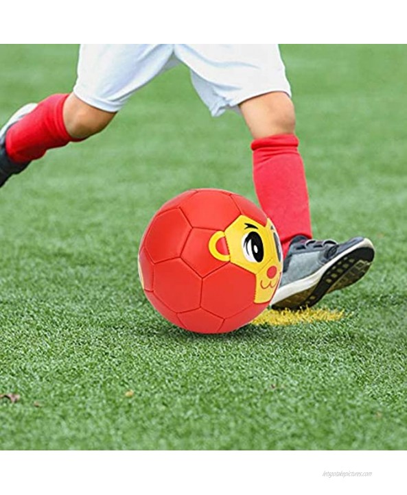 LZKW Cartoon Ball Toy Gift Mini Ball Mini Soccer Solf Lightweight Soccer Ball Children Soccer PVC for Outdoor Toys Gifts