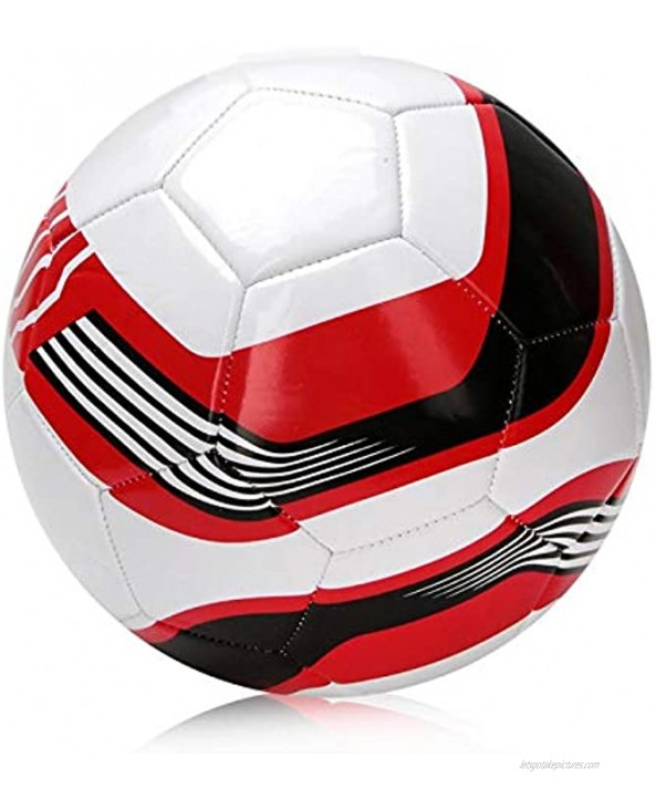 Mxzzand Match Football Soccer Size 5 Training Soccer Football Strong for Outdoor Sports for Children