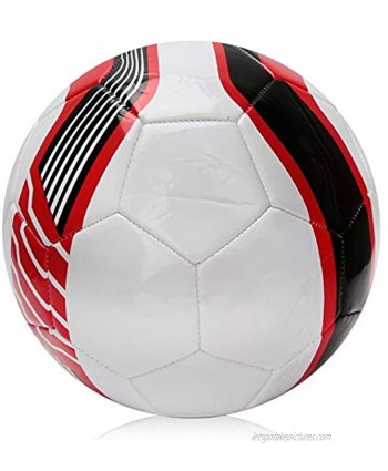 Mxzzand Match Football Soccer Size 5 Training Soccer Football Strong for Outdoor Sports for Children