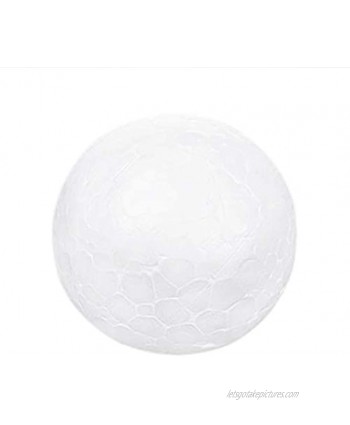 NUOBESTY Solid Ball Children DIY Craft Material 6 pcs Funny Round Ball Ornament Craft Styrofoam Balls Crafting and Decoration Arts Crafts Balls for Hobby Supplies| White Color 10cm