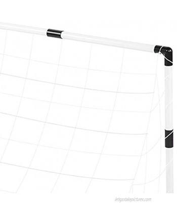 Qinyayoa Soccer Goal Children Football Goal Durable Lightweight Firm Portable Plastic for Playing 6 Years Old +White Football Goal