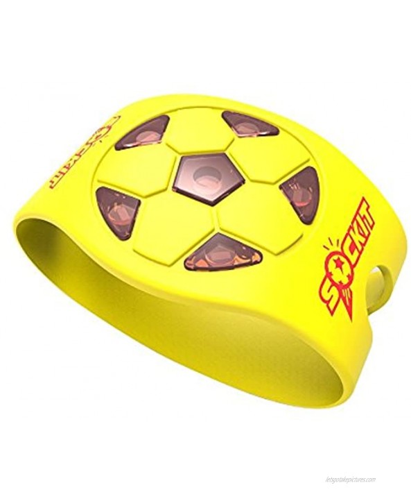 Sockit The Soccer Toy A Training Device for Kids with LED Flashing Lights and Industrial Strength Plastic Strap Amp up Soccer Practice with The Comes in 4