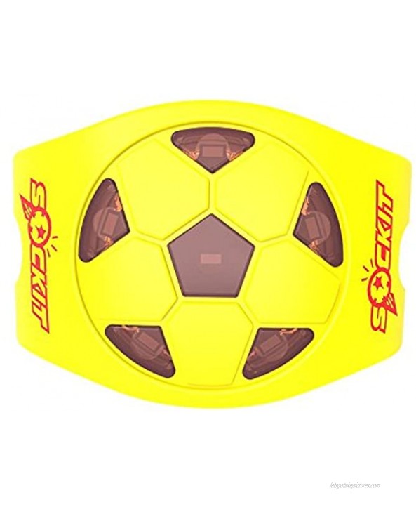 Sockit The Soccer Toy A Training Device for Kids with LED Flashing Lights and Industrial Strength Plastic Strap Amp up Soccer Practice with The Comes in 4