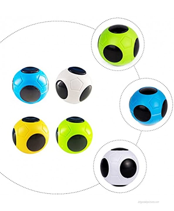 Toyvian 4Pcs Toy Soccer Ball Soccer Stress Balls Game Sensory Fidget Toys Soccer Party Favors