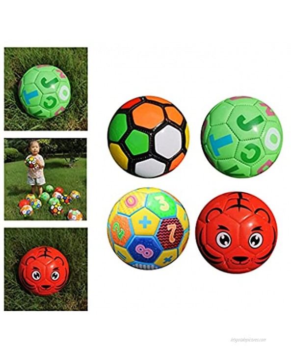 YIJU 4X Kids Soccer Sports Game Colorful Foam Ball Recreation Play 6 Toys Gifts