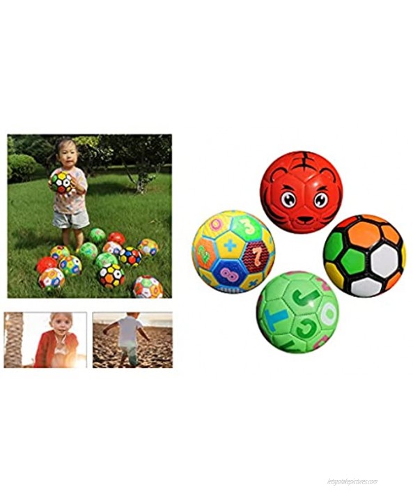 YIJU 4X Kids Soccer Sports Game Colorful Foam Ball Recreation Play 6 Toys Gifts
