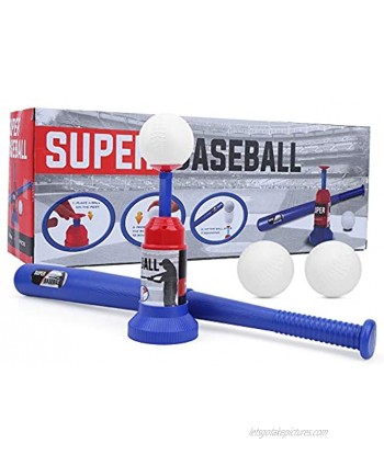 Hinzonek Baseball Ball Set Toy Semi Automatic Baseball Launcher Baseball Bat Toy for Children  777?607