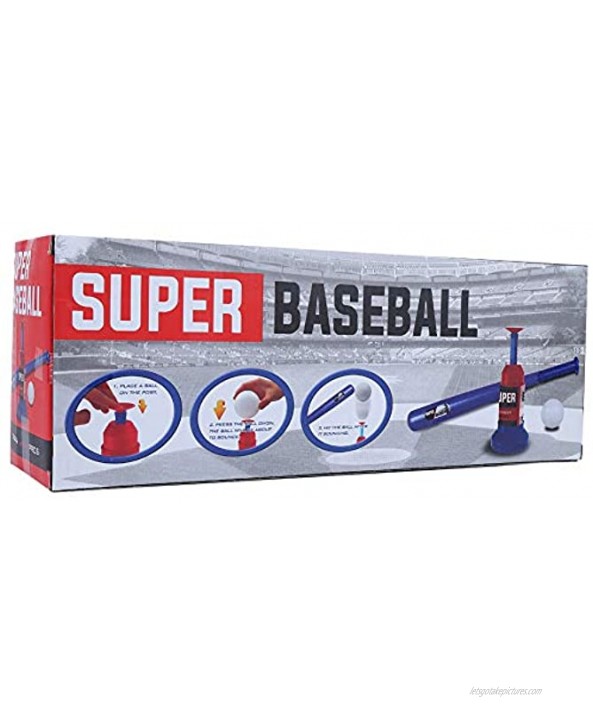 Hozee Baseball Pitching Machine Tee Ball Set Parent‑Child Interactive Boys and Girls for Kids Above 3 Years Old777-607