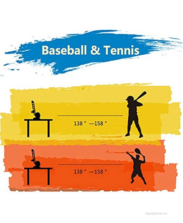 iPlay iLearn 2 in 1 RC Baseball & Tennis Pitching Machine Remote Control Bat Automatic Pitcher Active Training Toys Set Outdoor Sport Games Gifts for 5 6 7 Year Olds Kids Boys Girls