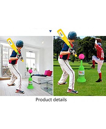 JTLB Baseball Set Toys Baseball Toys with Launcher Baseball Bats and Balls for Kids for Outdoor or Indoor Sports Baseballs Training Toys for Boys and Girls
