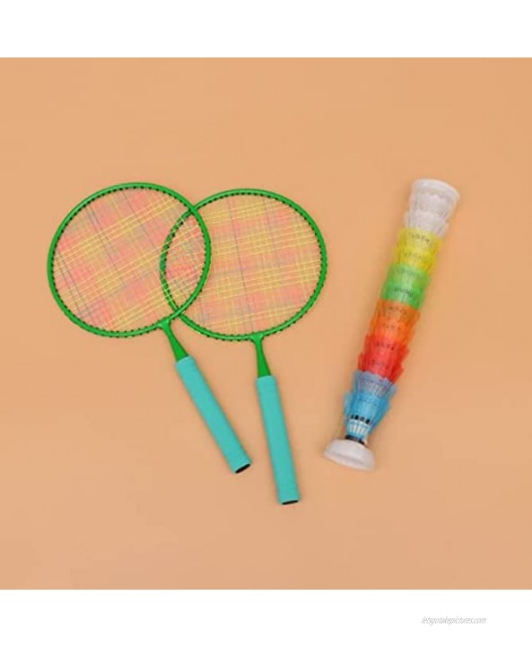 KYHS 1 Set of Colorful Badminton Rackets Outdoor Sports and Leisure Toys for Beginners to Train. Children's Badminton Suits to Play with Children