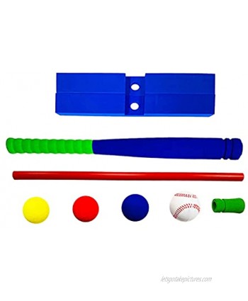NC Foam Kids Baseball T-Ball Toy Soft Bat Practicing Safety Sports Play Game Playset Children Toddler Gift 16.5inch Blue