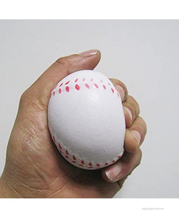 Nlager Sports Baseballs Soft Foam Practice Baseballs for Kids Perfect for Hitting and Indoor or Outdoor Play 6 Pack