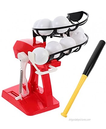 NUOBESTY Baseball Pitching Machine Kids Baseball Launcher Ball Launcher Toy Tennis Baseball Training Toy Outdoor Toy for Halloween Without Battery