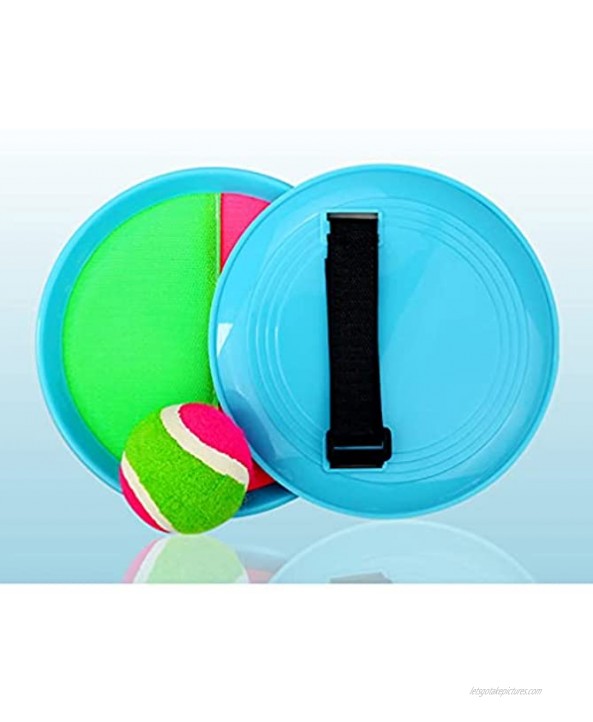 Vicksune Kids Toys Toss and Catch Game Set Ball Sports Games with 6 Paddles 4 Balls and 1 Storage Bag Ball Game Outdoor Game for Kids Backyard Games Beach Game for Kids Gift Ideal