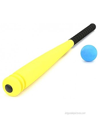 YADSHENG Baseball Toy Set Foam Baseball Bat with Baseball Toy Set for Children Age 3 to 5 Years Old Outdoor Sports Fitness Ball Foam Toys Toy Baseball Color : Yellow Size : One Size
