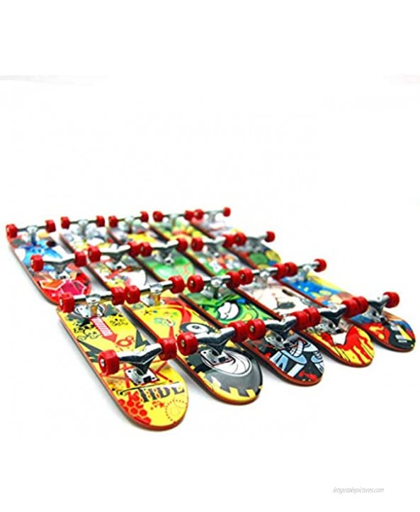 CAOREN Mini Skateboard 2PCS Finger Board Tech Truck Mini Skateboards Alloy Stent Party Favors Gift