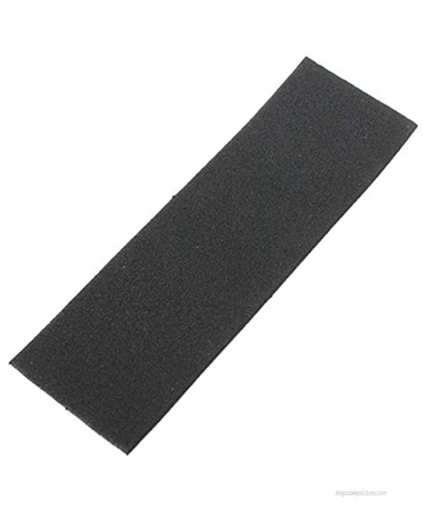 Hi5Ashley 12Pcs 110mm x 35mm Black Wooden Fingerboard Skateboard Foam Grip Tape Stickers