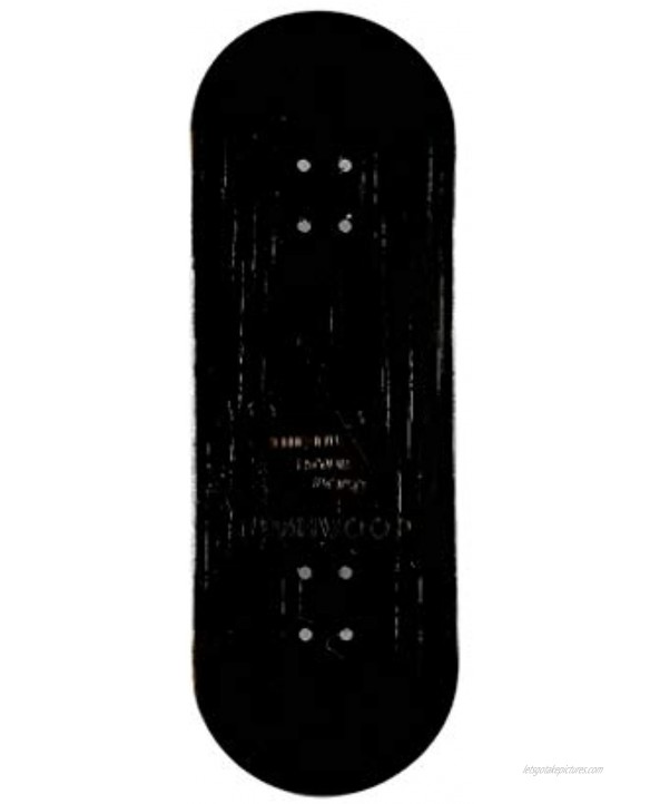 NOAHWOOD X Fingerbird PRO 6-Layer Bamboo Handmade Fingerboards Deck King of Skate Black 100x33mm Deck