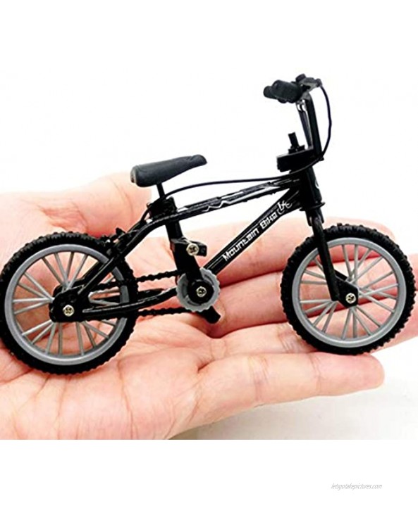 Shuohu 1 18 Diecast Finger Bike Toy Mountain Bike Bicycle Desktop Board Toy Kids Finger Boards Toy Blue