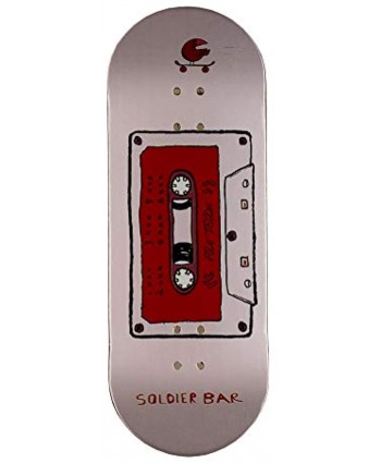 SOLDIER BAR 10.0 Fingerboards 5 Layer Canadian Maple 34mmx 98mm Deck Finger Skateboards +34mm Truck+Globular Wheels  Tape
