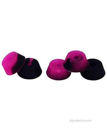 Teak Tuning Bubble Bushings Pro Duro Series in Pink and Black Swirl Loose 61A Custom Molded Fingerboard Tuning
