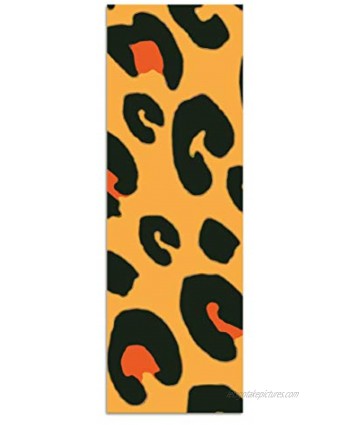 Teak Tuning Colorblock Fingerboard Deck Wrap Leopard Print Colorway Adhesive Wraps to Customize Your 32mm Fingerboard Deck 110mm Long 35mm Wide Waterproof Vinyl