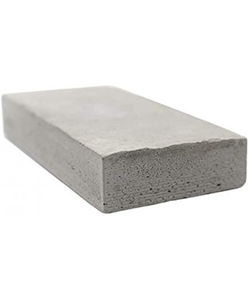 Teak Tuning Concrete Fingerboard Slab Gray 4" Long 2" Wide 0.7" Tall 1:12 Scale
