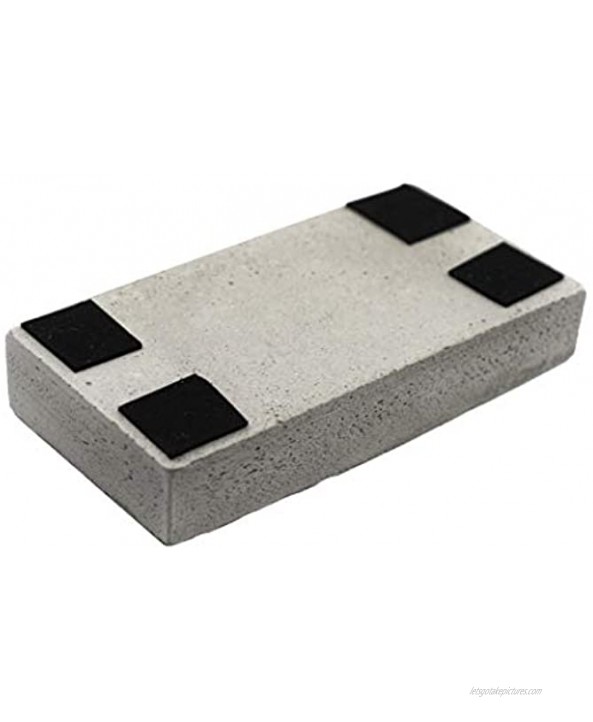 Teak Tuning Concrete Fingerboard Slab Gray 4 Long 2 Wide 0.7 Tall 1:12 Scale