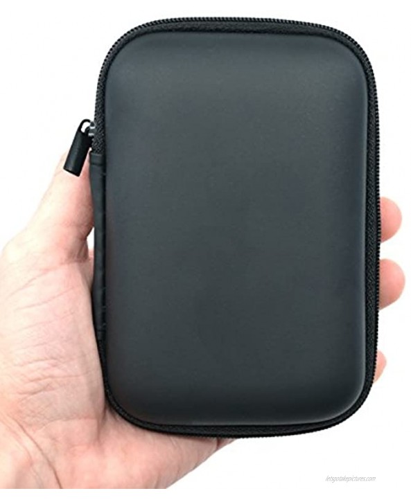 Teak Tuning Fingerboard Travel Carry Case Mini Hard Protective Shell Black 4.5 x 3 x 1.5 Mini Version