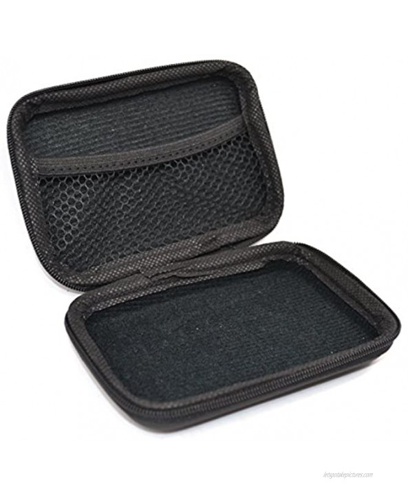 Teak Tuning Fingerboard Travel Carry Case Mini Hard Protective Shell Black 4.5 x 3 x 1.5 Mini Version