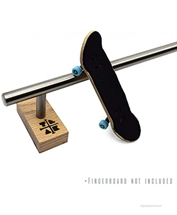 Teak Tuning Round Fingerboard Rail Extra Long Edition Silver 15 Long 1.9 Tall Prolific Series