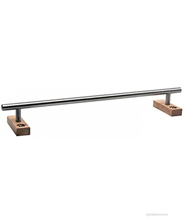 Teak Tuning Round Fingerboard Rail Extra Long Edition Silver 15 Long 1.9 Tall Prolific Series