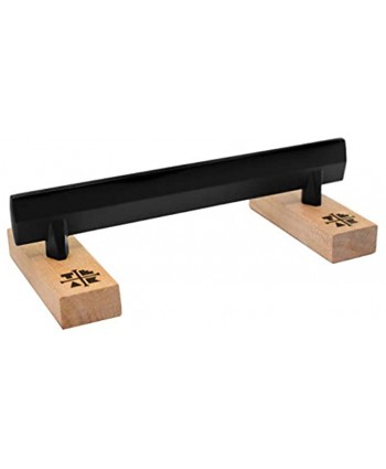 Teak Tuning Straight Fingerboard Rail Guard Rail Edition Black Colorway Metal Rail Wooden Feet 6.5" Long 0.75" Tall Prolific Series