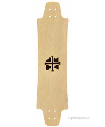 Teak Tuning Wooden Fingerboard Deck Longboard Style Birch 33.3mm x 130mm Custom Made in The US Flat Classic Shape & Size Five Plies of Birch Plywood Includes Prolific Foam Tape