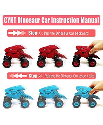 CDDZSW New Model Dinosaur Pull Back ,Dinosaur Toys for Boys Best Gifts for 3-6 Year Old Kids Most Popular Birthday Presents for Boys Age 3 4 5 6 7 2 Pack
