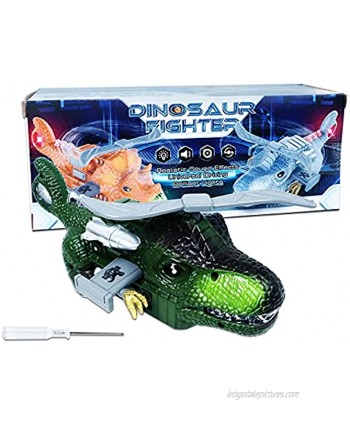 Dinosaur Helicopter Toy with LED Light Sound ,Adjustable Music Dino Plane Toys Car Gifts for Kids Dinosaur World Christmas Birthday Gifts for 3 4 5 6 Year Old Boys & Girls